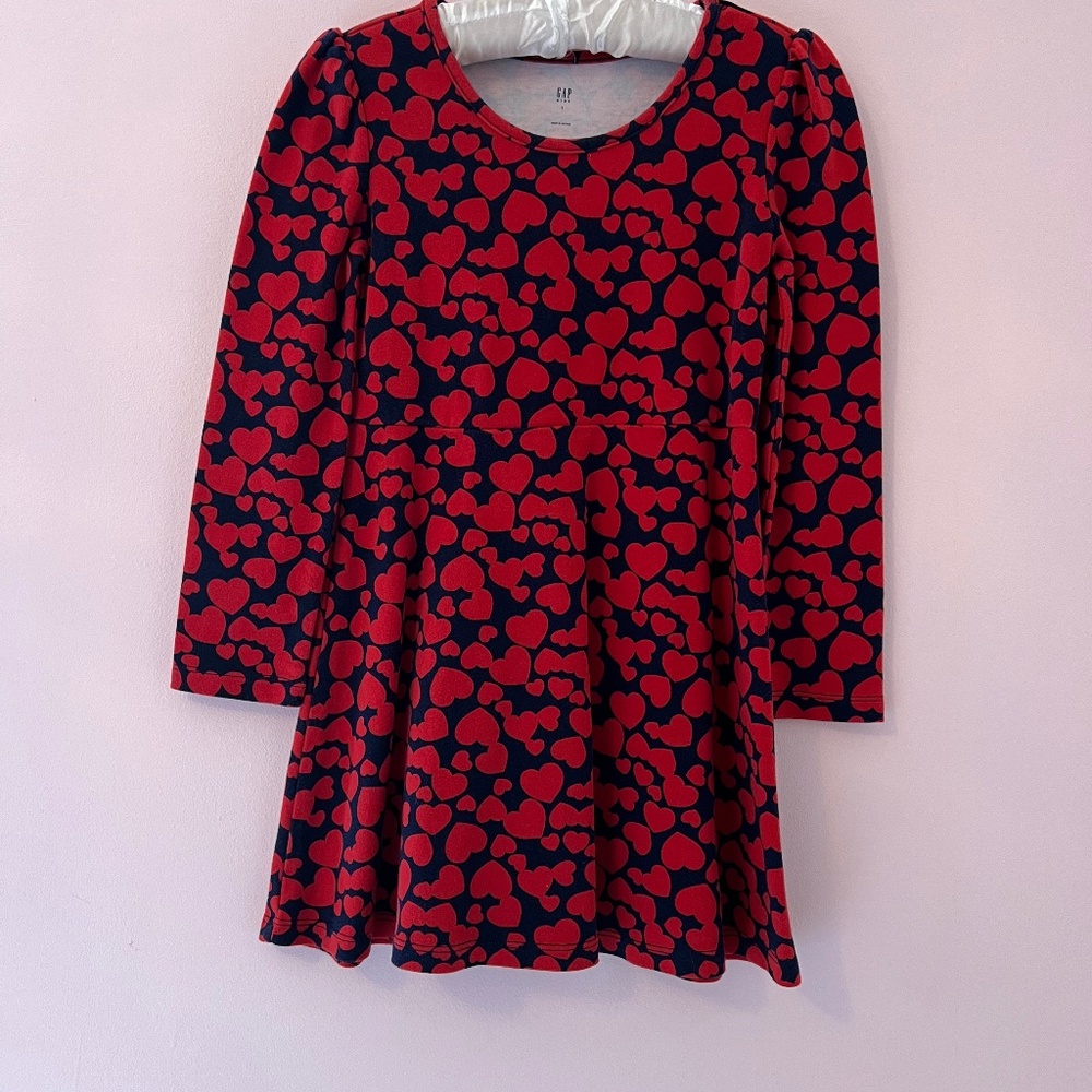 GAP Kids Heart Dress Size Small